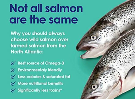 Wild and Farmed salmon are not the Same
